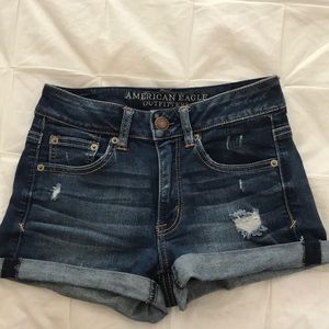 american eagle jean shorts